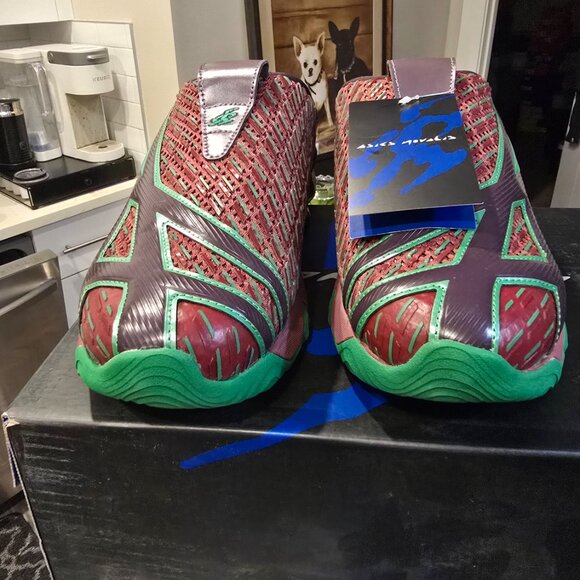 Size 12 - ASICS Kiko Kostadinov x Novalis Gel Styrax Dahlia Bright Green NEW - Picture 5 of 14